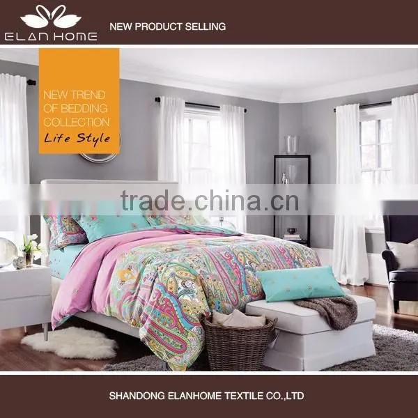 100% Cotton 133*72 40s*40s Hot Sale Reactive Printing Bed Sheet photo-2