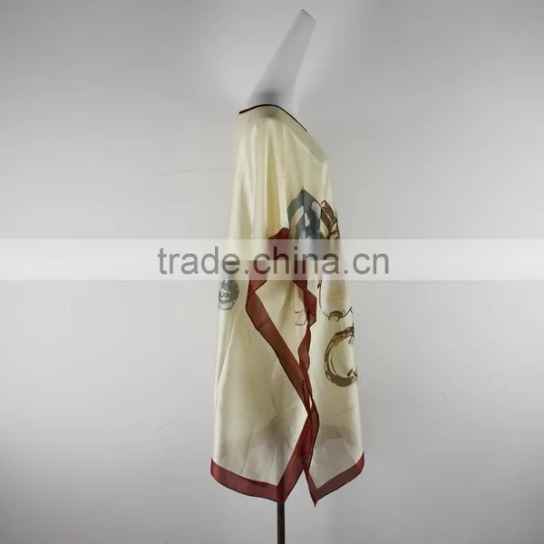 Wholesale Women Mini Chiffon Dress Bat-winglong Sleeve Casual Dress photo-2