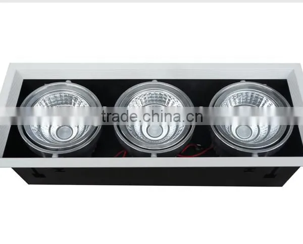 Triple Head 3*12W LED COB Rectangle Grill Light photo-3