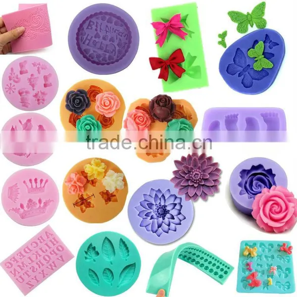 Flexible Hot Selling Silicone Fondant Molds photo-3