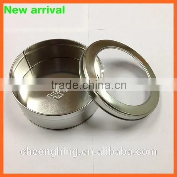 Wholesale Round Tin Can With Clear Window photo-2