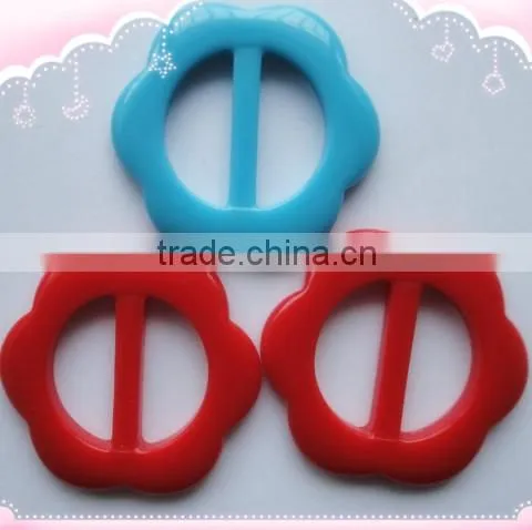 Flower Plastic Buckles for Kids Clothes,garment Accessory,backpacks