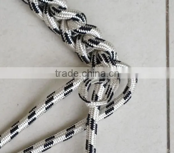 Metallic Yarn Silver Military Uniform Braid photo-3