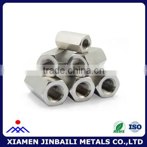 Long Hex Stainless Steel Carbon Steel Aluminum Coupling Nut photo-3
