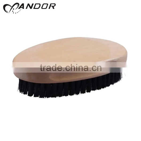 Custom Logo Natural Bristle Hair Beard Brush Looking for Distributors photo-3