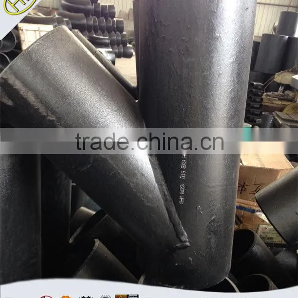 Factory Suppy ASTM A234 WPB Carbon Steel 45 Degree Lateral Tee