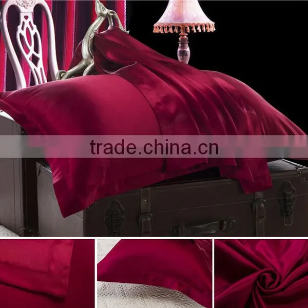 100%silk Satin Pillowcases 19mm in Solid Colors photo-4