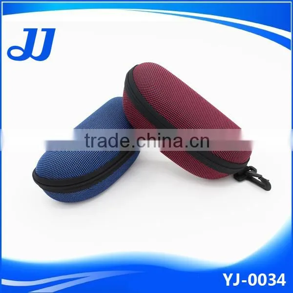 High Quality Durable Oxford Fabric Eva Zipper Hard Sunglasses Case