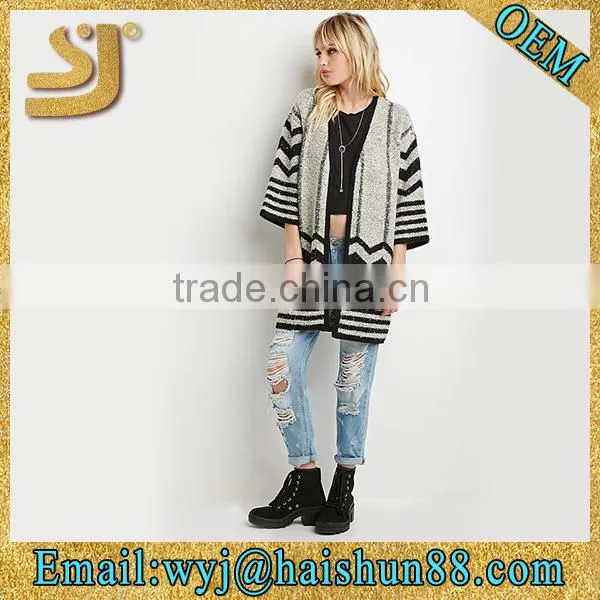 Patterned Longline Cardigan photo-4