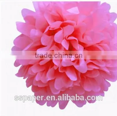 Tissue Paper Pom Poms Flower Ball for Indian Wedding Decoration Pots Quality Choice photo-6