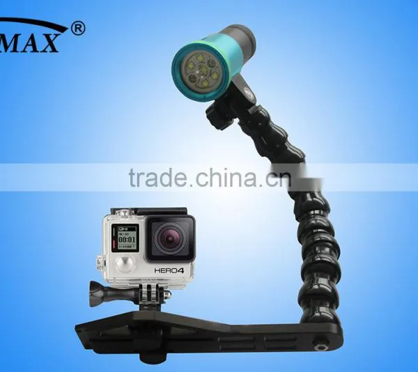 Hi-max V11 Diving Video Light 2400lm U2led White & Red Lighting Underwater Diving photo-5