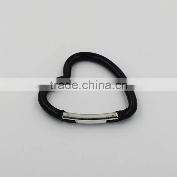 Heart-shaped Spring Carabiner Keychain photo-2