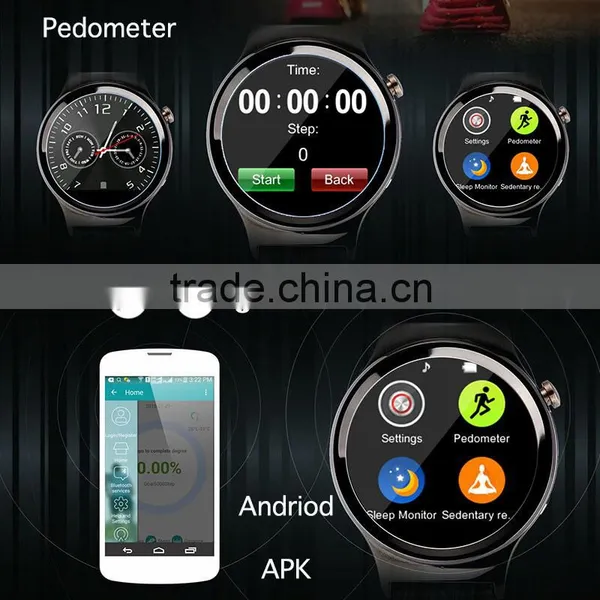 2016 New Arrival Support SIM SD Card Bluetooth WAP GPRS SMS MP3 MP4 USB For IPhone And Android Smart Watch T3 Smartwatch photo-5