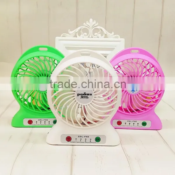 LED Light Charging Fan Hot-repelling Air-cooling Fan Supplier's Choice photo-2