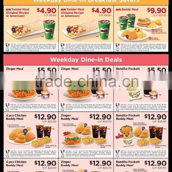 The Cheapest Paper Discount Coupon With Tear-off photo-6