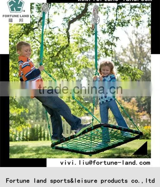 Iron Round and Rubber Foam Pipe Garden Swing Seats for Baby photo-2