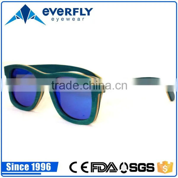 High Quality FDA Wholesale Mirror Lens China Bamboo Polarized Sunglass 2015 Custom Logo photo-2