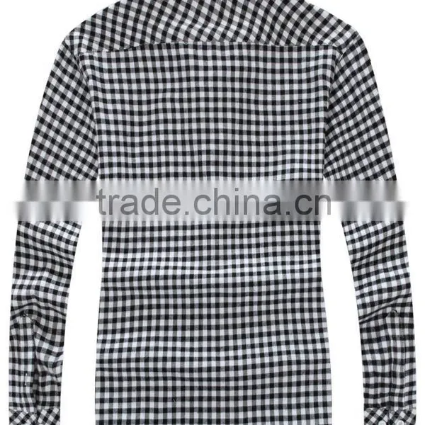 Long Sleeve Plaids Shirt/mens Plaid Shirt/wholesale Plaid Shirt photo-4