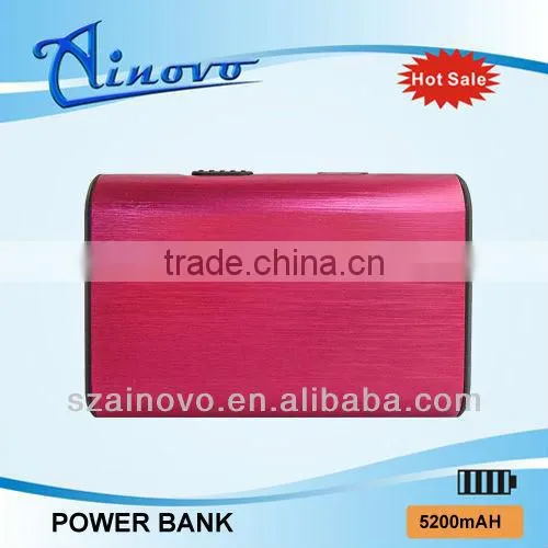 2016 Metal Case Flashlight Function New Design 5600MA Power Bank