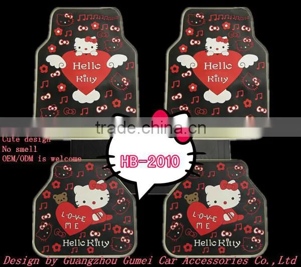 Cute Pink Hello Kitty Car Mat