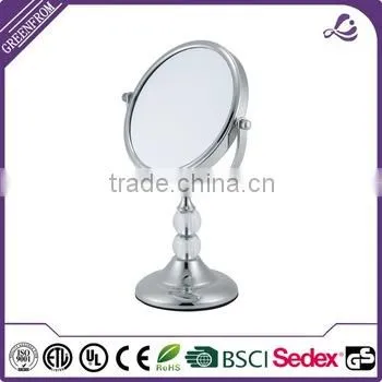 6" Inch Crystal Elegant Acrylic Round Table Mirror