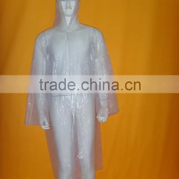2016 New PE Disposable One Time Raincoats Poncho Rainwear Fashional photo-4