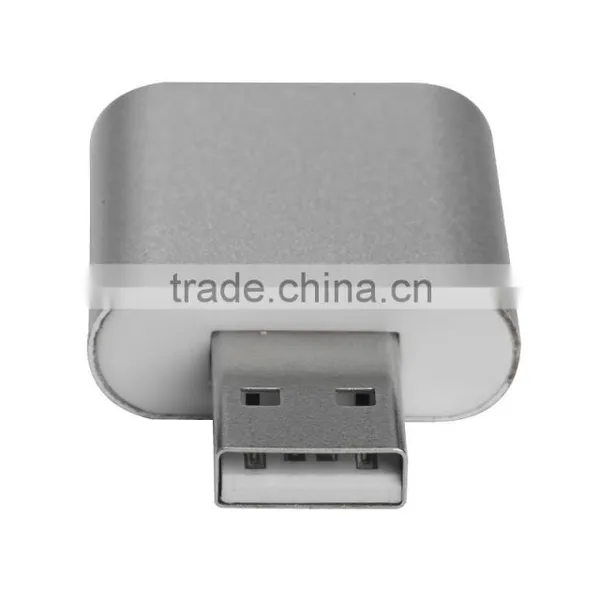 [New Arrival] Aluminum External USB Audio Adapter Sound Card With Stereo Headphone/Speaker and Mono Microphone Jacks photo-4