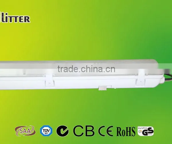 Shenzhen Mabufacture High Quality 5 Feet Led Tri-proof Light Ip65, 50w,110lm/w, Ra80,PF>0,95, 5 Years Warranty