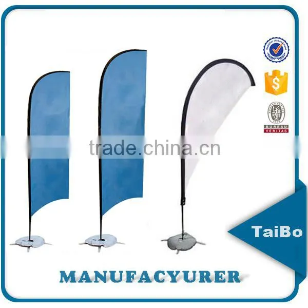 Portable Outdoor Aluminum Feather Telescoping Flagpole