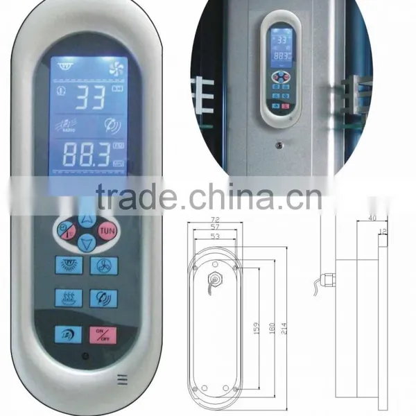 Shower Control Panel with PC Control
