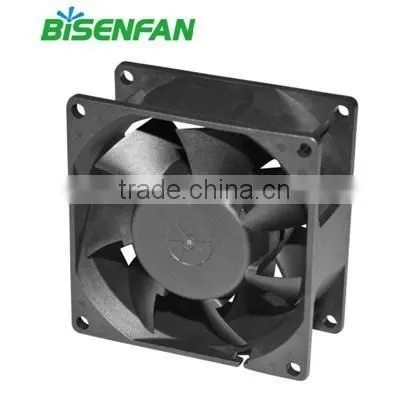 dc 12v 24v 48v High Air Flow Axial Fan 80*80*38mm With EC Rohs