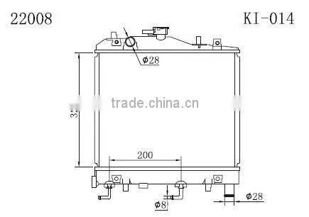 Auto Radiator for k ia OE#18015200 photo-2
