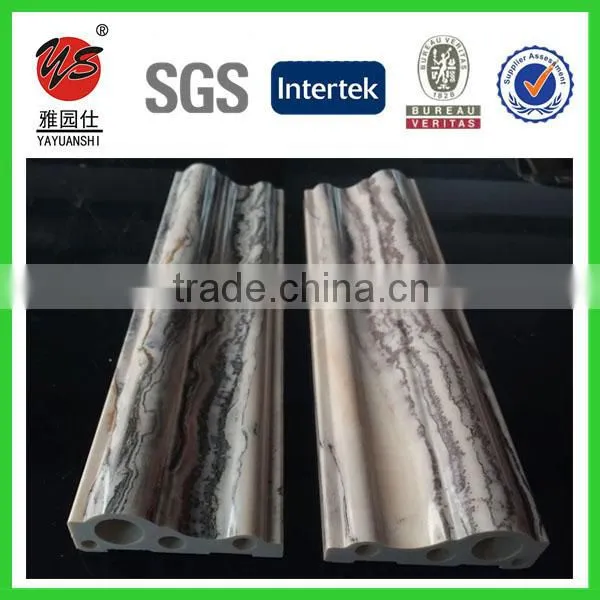 6cm Marble Design Pvc Moulding Profile for uv Sheet photo-4