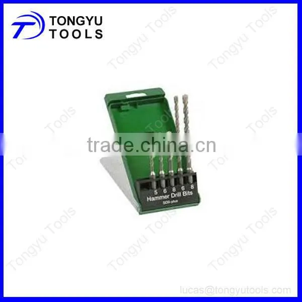 5PCS SDS PLUS Hammer Drill Sets, 5pc SDS Plus Drill Bits Set