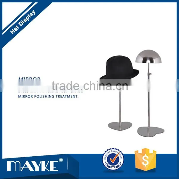 Fashion Design Eletroplating Rose Gold Wig Extention Display Stand photo-3
