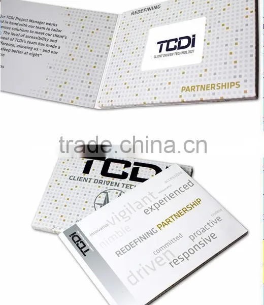 2016 New 7 Inch A5 Paper Printing Lcd Wedding Invitation Card for Gifts photo-2