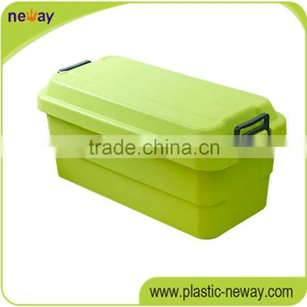 Rectangle Plastic Storage Box With Lid and Handle photo-3