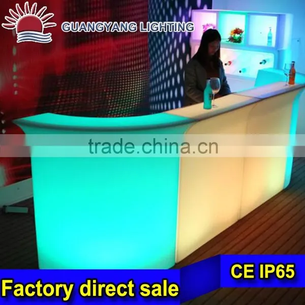 led bar table/light club table/led reception table
