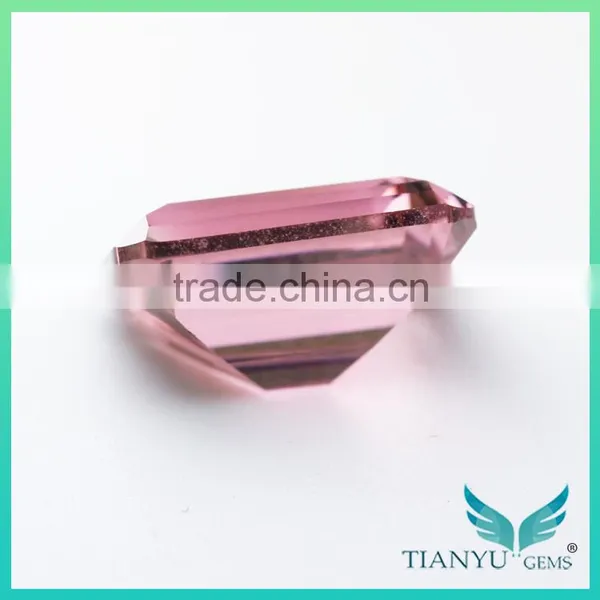 Loose Synthetic Gemstone #139 Emerald Cut Nanosital Stone Wholesale Price photo-5
