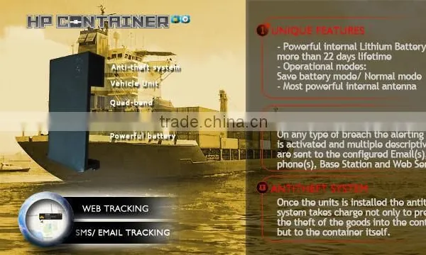 Container GPS Tracker With MULTISENSE Antitheft System, Powerful Internal Battery, Full Alerting System - Mod HPCONTAINER S2 photo-2