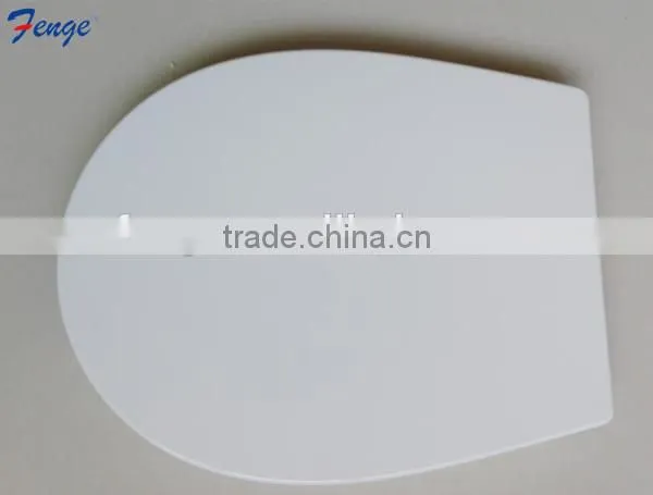 Urea Adjustable Hinge Elongated Wall Hung Toilet Seat photo-2