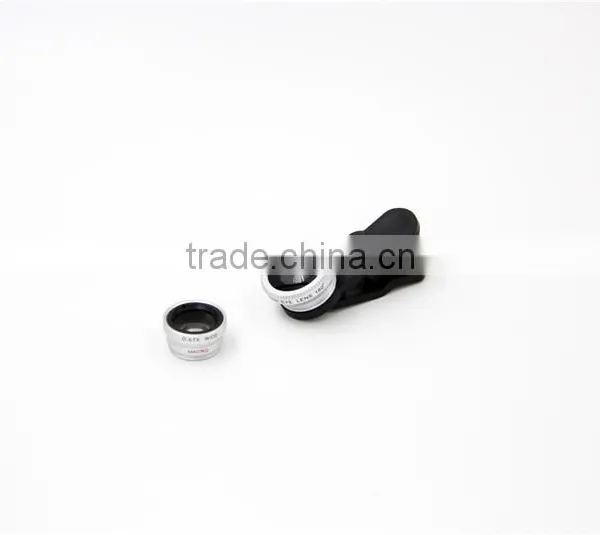 Universal Clip 3 in 1 Phone Fisheye Lens for Smartphone Lens Wide Angle Lens Marco Lens Fisheye Lens