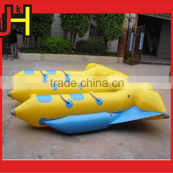 Popular JH Inflatable Plastic 6 Person Flying Banana Boat photo-4