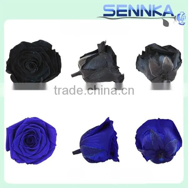 Preserved Flower Wedding Gifts for Guests Preserved Blue Rose Flower photo-3