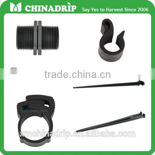 Drip Pipe Irrigation System OD 16mm PE Pipe Straight Connector photo-2