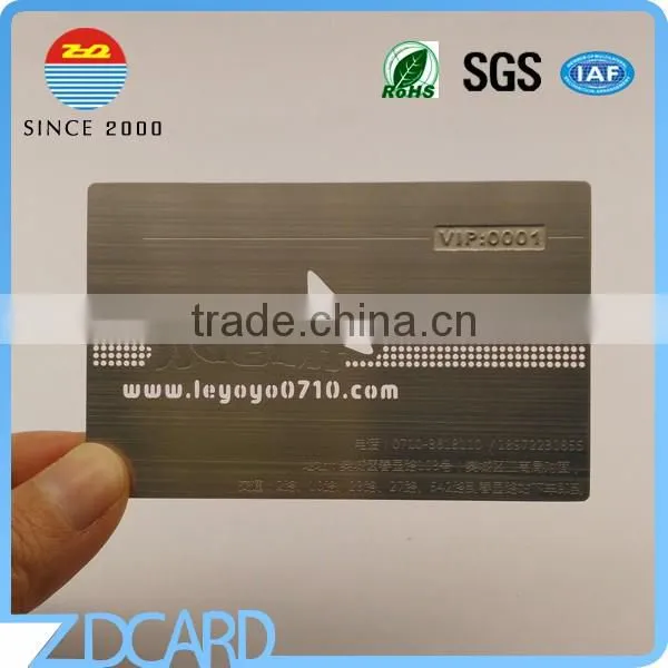 Customized 0.3mm Thin Metal Etch Business Card photo-6
