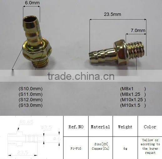 Pump Parts,model Brass Adaptor Tube av Change to Ev,gas-filled,air Inflation