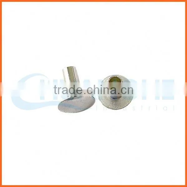 High Quality Round Head Brass Semi Hollow Rivet photo-4
