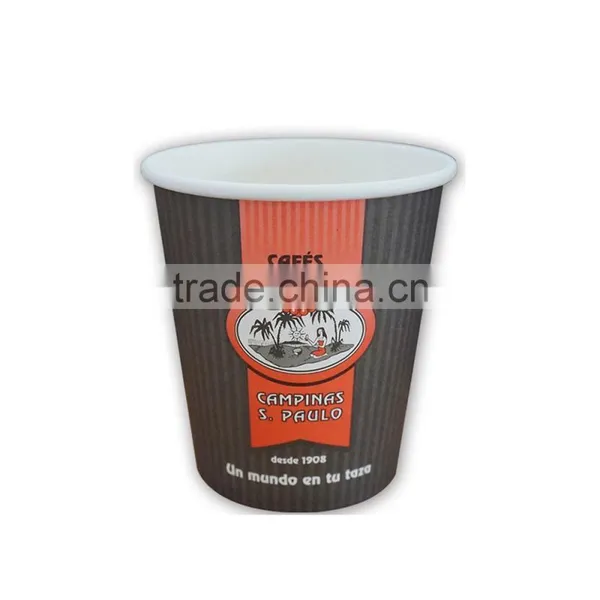 12oz Hot Drink Disposable Ripple Wall Custom Disposable Coffee Cups photo-4