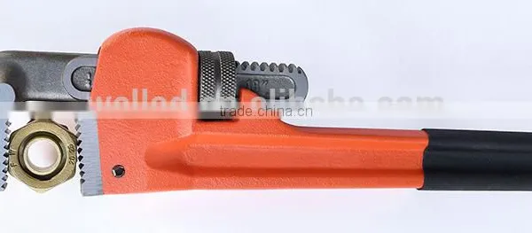 Amerian Style Pipe Wrench With PVC Dipped Handle photo-2